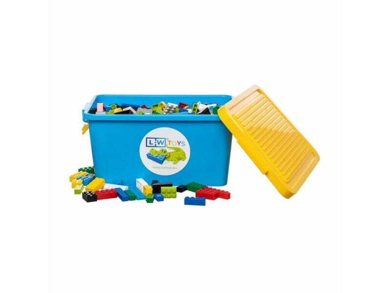 L-W Toys Plastový box modro žlutý